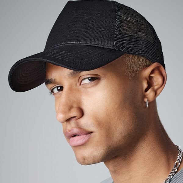 Beechfield Microknit Snapback Trucker Cap Thumbnail