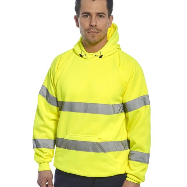 PCS Hi-vis hooded sweatshirt (B304) Thumbnail