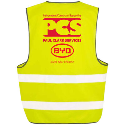 PCS BYD Hi Viz Vest Thumbnail